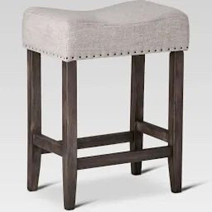 lot 7505 image: 24 Inch Rumford Saddle Counter Height Barstool