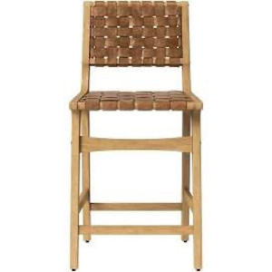 lot 7542 image: Ceylon Woven & Wood Barstool