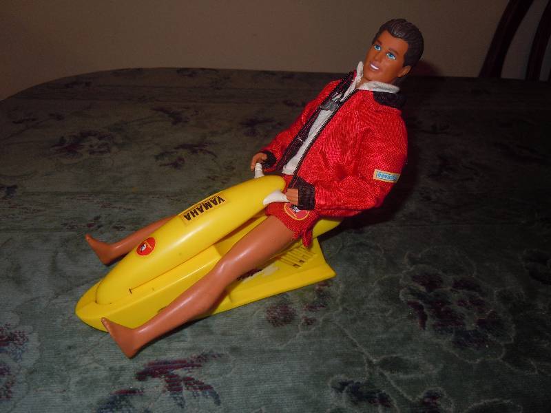 lot 489 image: David The Hoff Hasselhof Barbie and Jet Ski