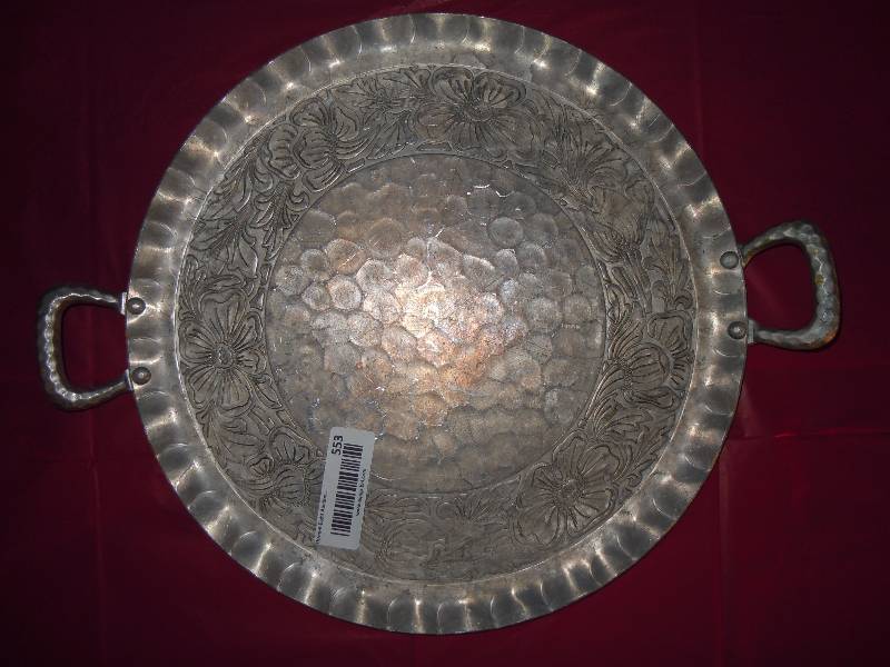 lot 553 image: Silver Tray Plated