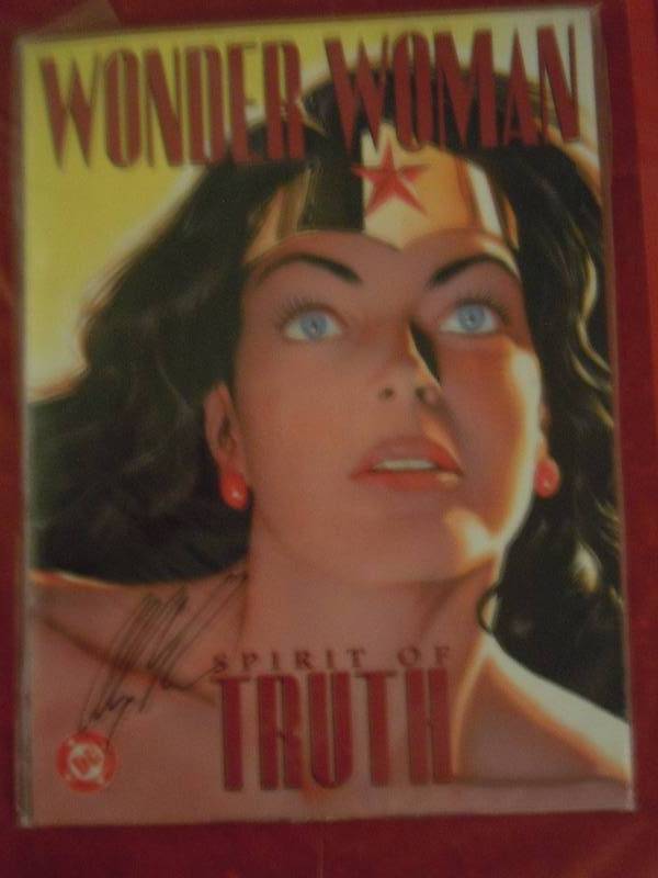 lot 549 image: Autographed Wonder Woman
