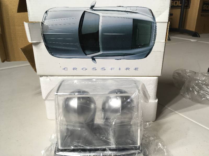 lot 6067 image: Rare Chrysler Salt and Pepper Shakers