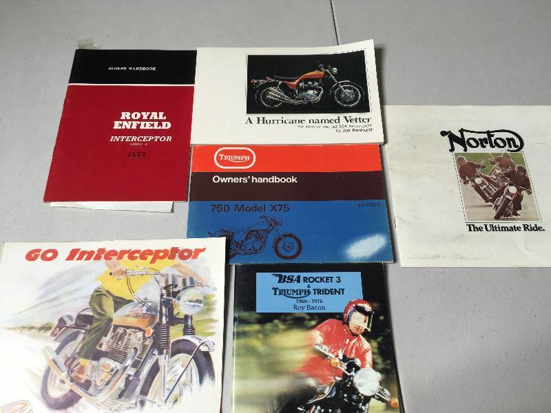 lot 6071 image: Royal enfield, Vetter, Norton, BSA Rocket, Triumph