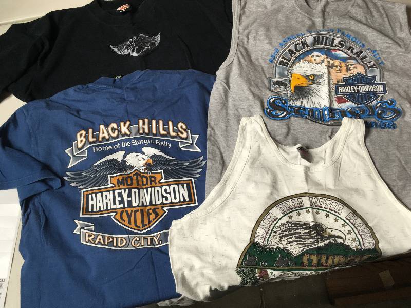 lot 6080 image: 4 Sturgis  harley shirts