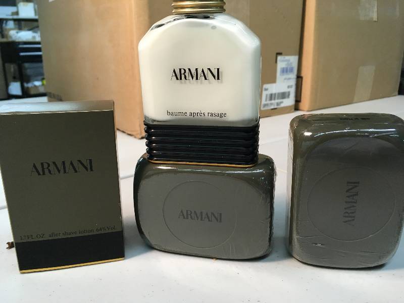 lot 6121 image: Lot of Armani soaps and more