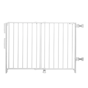 lot 1432 image: Regalo 2-in-1 Stairway and Hallway Wall Mounted Baby Safety Gate White Ages 6 to 24 Months