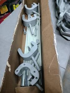 lot 1511 image: DIY Outdoor Canopy With Clamps
