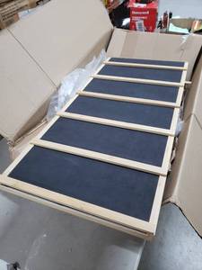 lot 2174 image: Adjustable Wooden Pet Ramp, 17x40