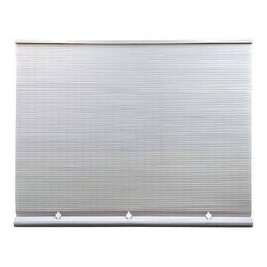 lot 2177 image: Radiance Cordless 14 PVC White Roll-Up Outdoor Sun Shade , 60x72
