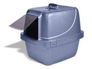 lot 3017 image: Van Ness Sifting Enclosed Cat Litter Box Large