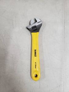 lot 2145 image: DeWalt 10 Adjustable Wrench