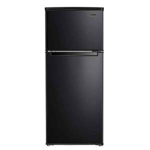 lot 2168 image: Magic Chef 4.5 cu. ft. 2 Door Mini Fridge in Black with Freezer Retail&nbsp$279.00