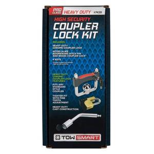 lot 3040 image: TowSmart Pro Class Heavy-Duty Coupler Lock Kit