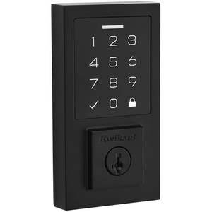 lot 3044 image: Kwikset 9270Cnt-S Smartcode Deadbolts Touchscreen Single Cylinder Keyless Entry Deadbolt -