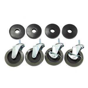 lot 3051 image: HDX 4 in. Industrial Caster, Black