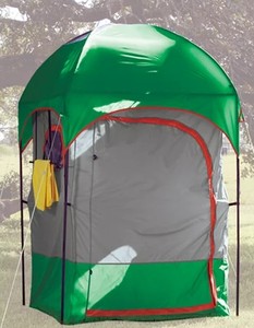 lot 1516 image: Texsport Deluxe Camo Shower-Shelter Combo
