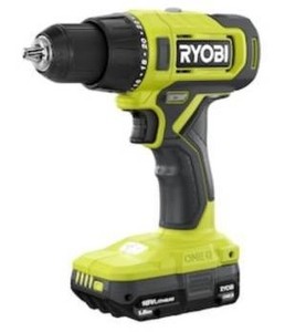 lot 1529 image: RYOBI ONE 18V Cordless 12 in. DrillDriver Kit with (1) 1.5 Ah Battery and Charger