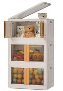 lot 2125 image: Haixin Light Luxury 3 Tier Storage Box, 64cm Width
