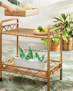 lot 2133 image: Better Homes And Gardens Willow Sage Bar Cart