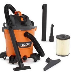 lot 1488 image: RIDGID 12 Gal 5.0-Peak HP NXT WetDry Shop Vacuum wFilter, Hose & Accessories