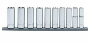 lot 2144 image: Husky Socket Set 10 Pc 38 Inch Drive 6 Pt Deep Me