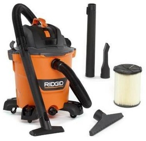 lot 2155 image: RIDGID 12 Gal 5.0-Peak HP NXT WetDry Shop Vacuum wFilter, Hose & Accessories