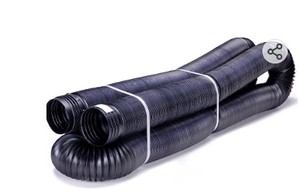 lot 2113 image: Flex Drain 52011 FlexibleExpandable Landscaping Drain Pipe, 4x50