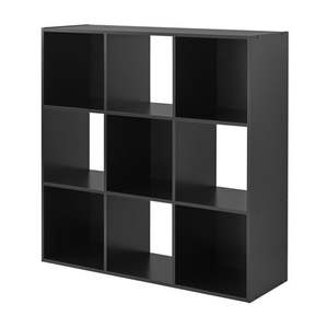 lot 1726 image: Mainstays 9 Cube Organizer Black