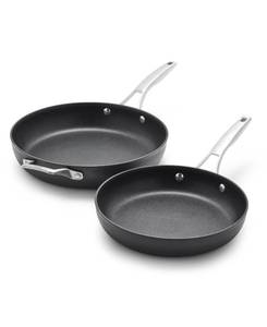 lot 5417 image: Calphalon Premier Hard-Anodized Nonstick 10 and 12 Frying Pans Set
