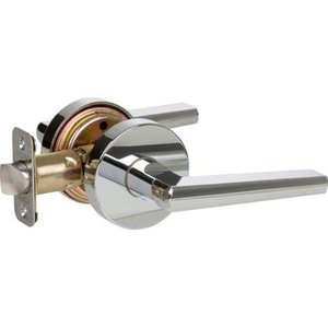 lot 2344 image: EZ-Set BP-502T-VI Contemporary Collection Vida Series Privacy Door Lever Set