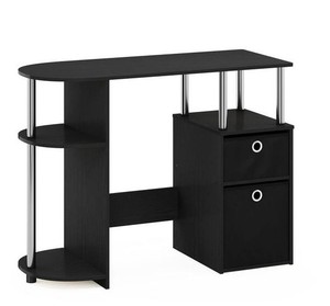 lot 2358 image: Furinno Computer Desk, Black