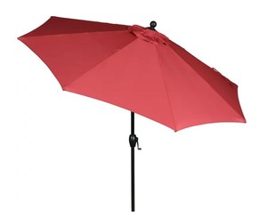lot 2359 image: Better Homes And Gardens 9 Round Patio Umbrella, Red