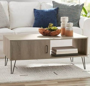 lot 2363 image: Mainstays Hairpin Coffee Table, Gray