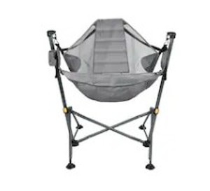 lot 2392 image: Ozark Trail Reclining Mesh Hammock Chair, Gray