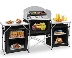 lot 1752 image: Seeutek Camping Kitchen Table With Carrying Bag