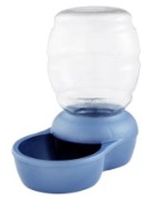 lot 2374 image: 2.5 Gallon Pet Water Dish, Blue