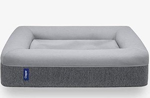 lot 2384 image: Casper 20x27 Gray Pet Bed With Waffle Chew Toy