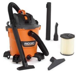 lot 3242 image: RIDGID 12 Gal 5.0-Peak HP NXT WetDry Shop Vacuum wFilter, Hose & Accessories