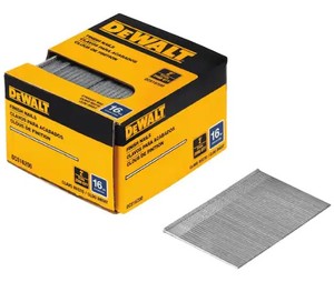 lot 3264 image: DEWALT 2 in. x 16-Gauge Straight Finish Nails