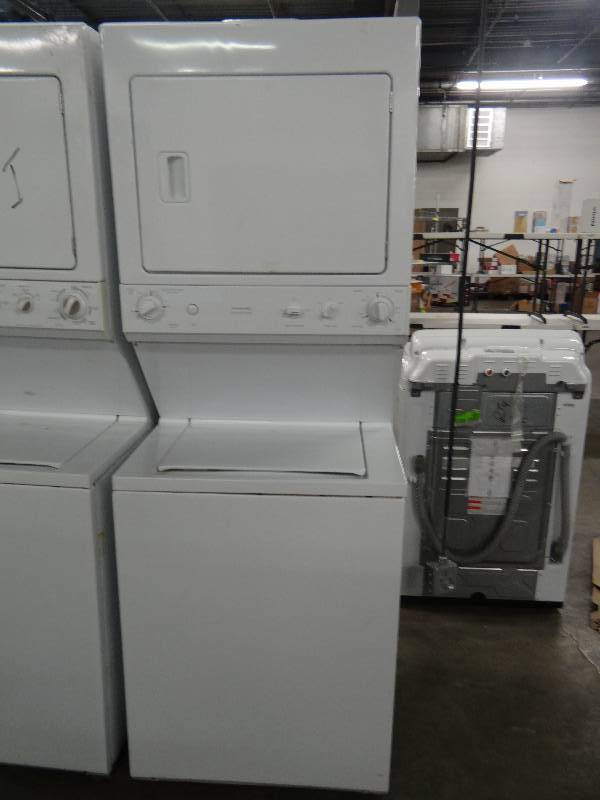 lot 8392 image: GE Stacked WasherDryer Combo