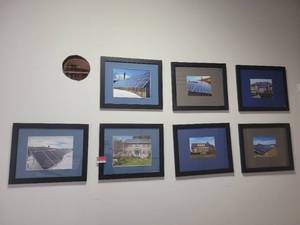 lot 15612 image: Lot of 7 Black Picture Frames