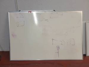 lot 15684 image: 6ft Quartet Whiteboards and a 4ft Whiteboard