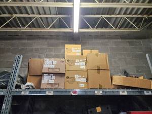 lot 47031 image: Contents of Shelf Including Gotham Lighting, Lithonia Lighting and More