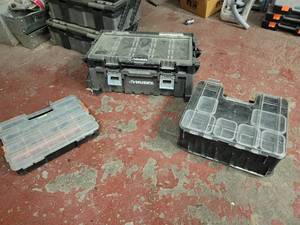 lot 15720 image: Assortment of 3 Hardware Organizers - Husky and HDX
