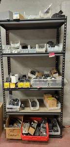 lot 15728 image: 5-Tier Black Metal Shelf