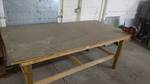 Large Wood Work Bench With Vice