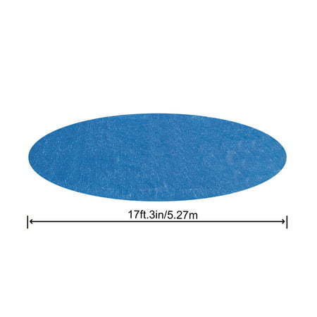 lot 7482 image: Bestway Flowclear 18 ft. Round Floating Solar Pool Cover