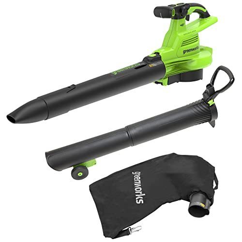 lot 8066 image: Greenworks 40V Brushless Blower  Vacuum (505CFM  230MPH), Tool Only
