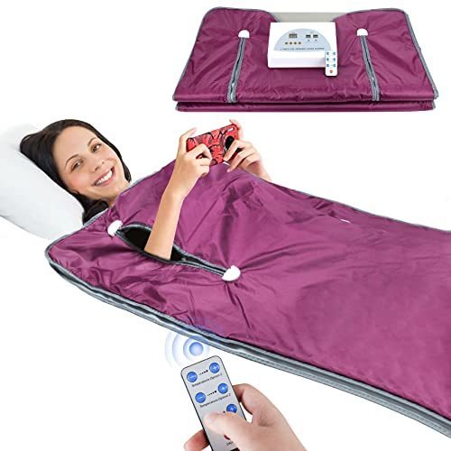 lot 9055 image: Infrared Portable Sauna Blanket, Home Detox Sauna Blanket, for Sports Recovery, Detoxification and Soothing, Used by Elite Athletes, Suitable for All, Zipper Closure, Far Infrared Sauna Blanket