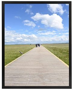 lot 1706 image: Aynoo 18x24 Picture Frame In Black Set of 2 Pack 18x24 Picture Frames Made of Solid Wood Display Pictures 18x24 Wood Black Picture Frames 18x24 Desktop and Wall Mounting Picture Frames 18x24 PWYE